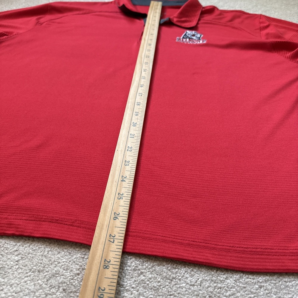 Nike Belmont Bruins Polo Shirt Mens XXL Dri Fit Red NCAA Basketball - Picture 8 of 9